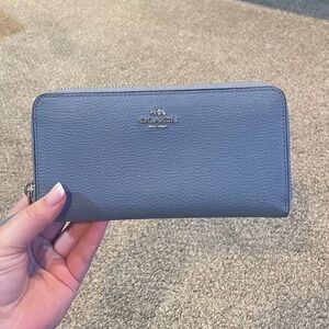 Light blue Coach wallet